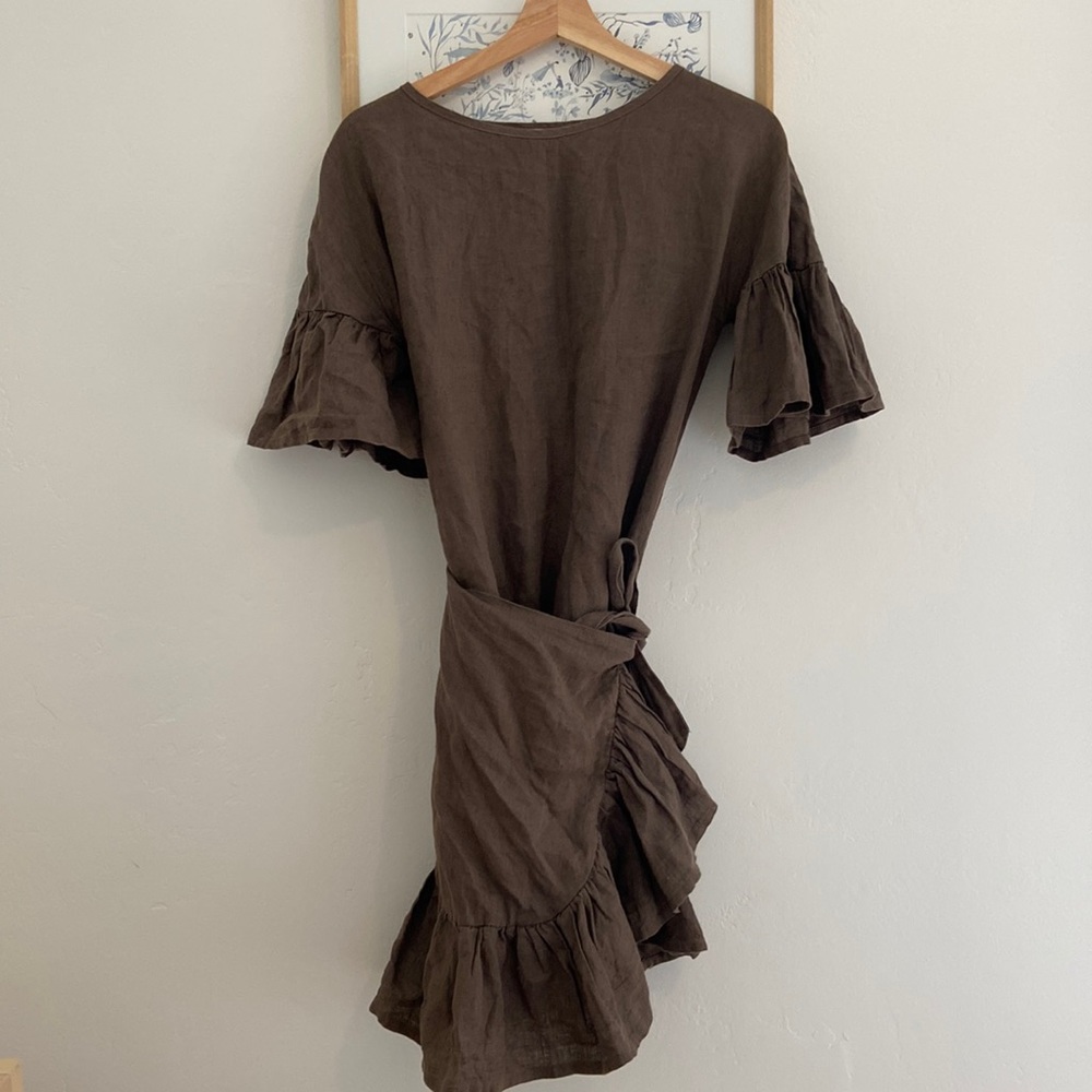 MADE IN EUROPE | RUFFLE LINEN MINI